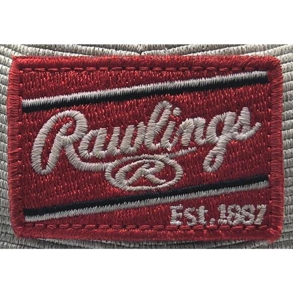 Black Clover Live Lucky Tan FlexFit Hat Cap Red White‎ Blue Logo S / M Rawlings - Picture 6 of 11